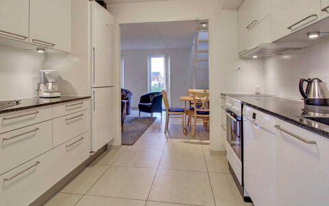 Daya - 2.3Km from the Sea: Flooring, Interior Design, Floor, Wood, Ceiling, Countertop, Wood Flooring, Furniture, Kitchen, Room