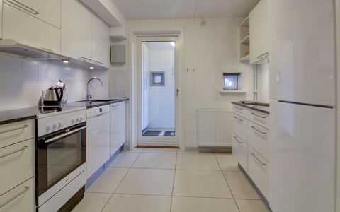 Daya - 2.3Km from the Sea: Kitchen Appliance, Kitchen, Flooring, Countertop, Interior Design, Major Appliance, Floor, Ceiling, Cabinetry, Room