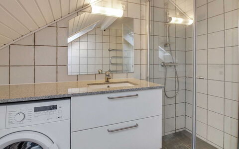 Daya - 2.3Km from the Sea: Flooring, Plumbing Fixture, Floor, Interior Design, Sink, Bathroom Cabinet, Tap, Ceiling, Bathroom, Plumbing