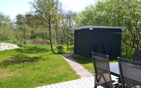 Fides - 600M from the Sea: Garden, Backyard, Shade, Lawn, Garden Buildings, Yard, Hardwood, Outdoor Structure, Outdoor Furniture, Shed