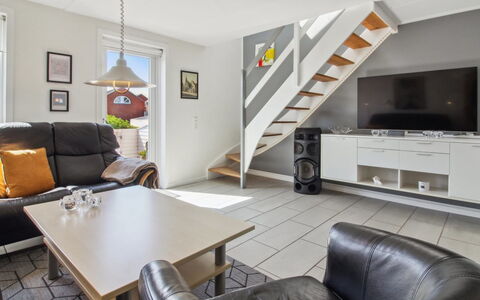 Faidra - 2.5Km from the Sea: Interior Design, Flooring, Furniture, Floor, Wood, Ceiling, Room, Living Room, Couch, Apartment