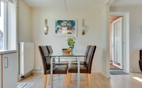 Jovanka - 2.3Km from the Sea: Furniture, Interior Design, Flooring, Wall, Floor, Wood, Table, Dining Room, Ceiling, Kitchen & Dining Room Table