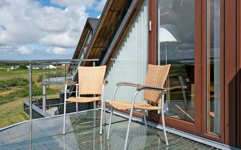 Merisa - 2.5Km from the Sea: Chair, Hardwood, Wood Stain, Wood Flooring, Daylighting, Eco Hotel, Balcony, Outdoor Furniture, Deck, Aluminium