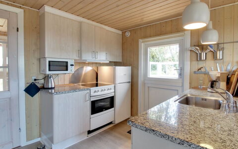 Zekine - 2.5Km from the Sea: Kitchen, Wood, Kitchen Appliance, Countertop, Major Appliance, Flooring, Interior Design, Cabinetry, Floor, Kitchen Sink