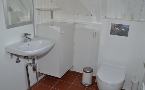 Trana - 2Km from the Sea: Bathroom, Plumbing Fixture, Flooring, Toilet Seat, Bathroom Sink, Floor, Sink, Toilet, Tap, Interior Design