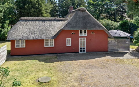 Gudmund - 3.9Km from the Sea: Cottage, Garden, Siding, Garden Buildings, Shade, Yard, Backyard, Lawn, Farmhouse, Landscaping