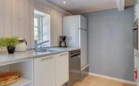 Gudmund - 3.9Km from the Sea: Flooring, Wood, Major Appliance, Floor, Kitchen, Interior Design, Countertop, Kitchen Appliance, Plumbing Fixture, Wood Flooring