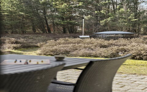 Nila - 750M from the Sea: Furniture, Shrub, Outdoor Furniture, Garden, Outdoor Table, Chair, Shade, Landscaping, Backyard, Park