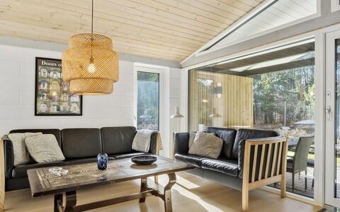 Nila - 750M from the Sea: Furniture, Interior Design, Wood, Flooring, Ceiling, Floor, Living Room, Lighting, Home, Couch