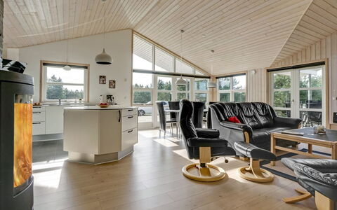 Haghbarth - 2.3Km from the Sea: Wood, Ceiling, Interior Design, Furniture, Home, Living Room, Light Fixture, Room, Couch, Chair