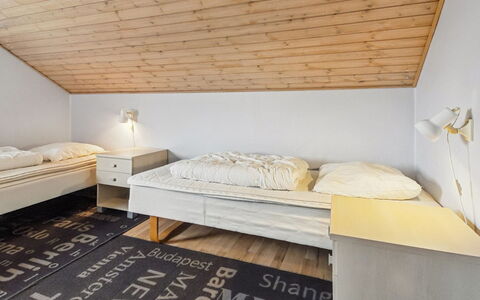 Nilaus - 2.3Km from the Sea: Bed, Bedroom, Floor, Interior Design, Flooring, Wood, Bedding, Bed Sheet, Ceiling, Room