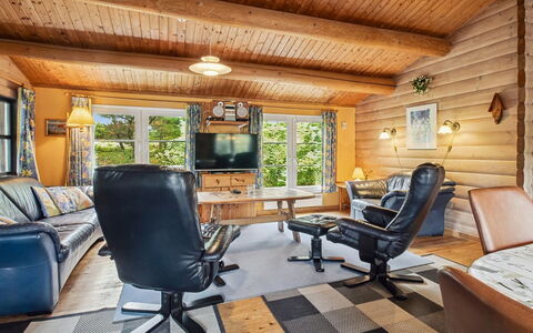 Thorbergh - 2Km from the Sea: Wood, Furniture, Ceiling, Interior Design, Home, Living Room, Couch, Cottage, Chair, Room