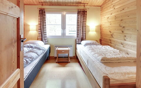 Thorbergh - 2Km from the Sea: Wood, Interior Design, Furniture, Bed, Bedroom, Room, Floor, Ceiling, Bedding, Wood Stain