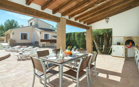 Villa Armonia: Cloud, Sky, Water, Outdoor Furniture, Shade, Table, Outdoor Table, Chair, Condominium, Porch