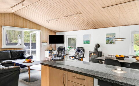 Jul - 900M from the Sea: Interior Design, Ceiling, Furniture, Room, Chair, Kitchen, Home Appliance, Countertop, Living Room, Light Fixture