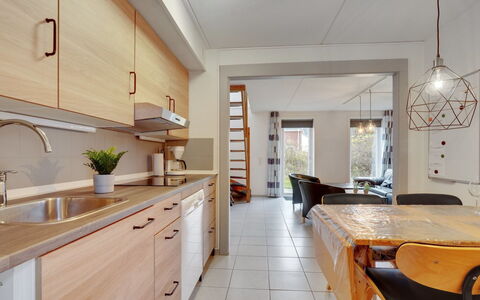 Paula - 2.3Km from the Sea: Furniture, Interior Design, Countertop, Flooring, Kitchen, Floor, Wall, Light Fixture, Cabinetry, Wood