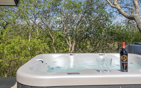 Gubbe - 500M from the Sea: Bathtub, Jacuzzi, Leisure, Plumbing Fixture, Houseplant, Outdoor Furniture, Swimming Pool