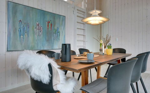 Gubbe - 500M from the Sea: Furniture, Wood, Interior Design, Flooring, Kitchen & Dining Room Table, Chair, Floor, Dining Room, Table, Wood Flooring