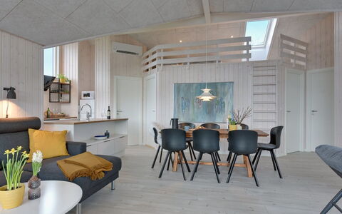 Gubbe - 500M from the Sea: Interior Design, Flooring, Wood, Ceiling, Floor, Furniture, Light Fixture, Living Room, Room, Lighting