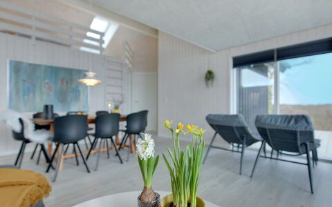 Gubbe - 500M from the Sea: Flooring, Floor, Ceiling, Chair, Wood Flooring, Living Room, Kitchen & Dining Room Table, Natural Material, Hardwood, Coffee Table