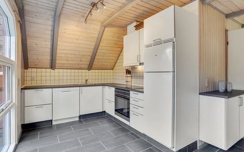Gunlög - 3.1Km from the Sea: Wood, Flooring, Kitchen, Ceiling, Floor, Countertop, Room, Apartment, Wood Flooring, Hardwood