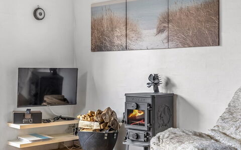 Amaja - 1.9Km from the Sea: Flooring, Furniture, Hearth, Floor, Home Appliance, Wood-Burning Stove, Stove, Living Room, Wood Flooring