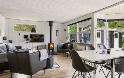 Bogatin - 1Km from the Sea: Wood, Interior Design, Flooring, Ceiling, Floor, Living Room, Couch, Furniture, Wood Flooring, Home