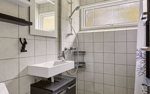 Bogatin - 1Km from the Sea: Plumbing Fixture, Bathroom, Flooring, Wall, Interior Design, Sink, Floor, Tap, Bathroom Sink, Plumbing