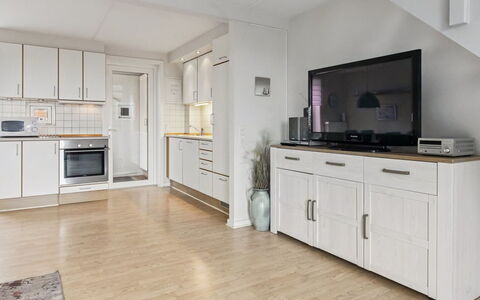 Aappo - 2.3Km from the Sea: Furniture, Flooring, Interior Design, Floor, Kitchen, Wood, Ceiling, Cabinetry, Room, Couch