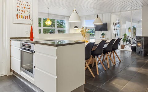 Tora - 3Km from the Sea: Flooring, Interior Design, Furniture, Kitchen, Wood, Floor, Ceiling, Countertop, Wood Flooring, Cabinetry