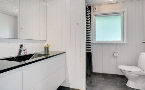 Tora - 3Km from the Sea: Plumbing Fixture, Flooring, Floor, Sink, Interior Design, Tap, Plumbing, Bathroom, Bathroom Cabinet, Tile