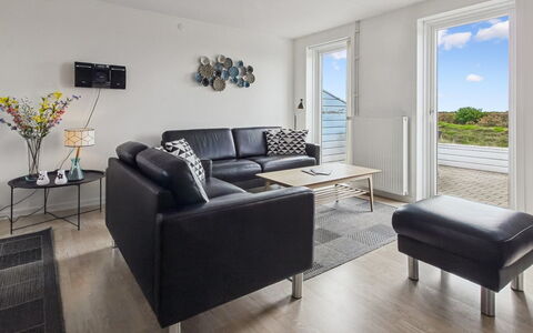 Femja - 2.3Km from the Sea: Interior Design, Flooring, Furniture, Floor, Wood, Couch, Ceiling, Living Room, Room, Apartment
