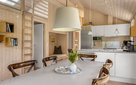 Turkka - 3.8Km from the Sea: Furniture, Interior Design, Flooring, Floor, Wood, Ceiling, Room, Kitchen, Chair, Light Fixture