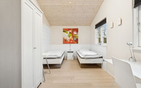 Mahalia - 300M from the Sea: Wood, Interior Design, Floor, Flooring, Ceiling, Bedroom, Room, Bed, Wood Flooring, Hardwood