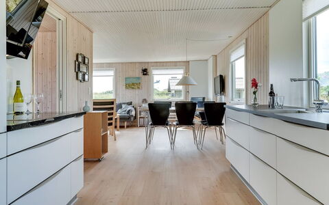 Kris - 200M from the Sea: Flooring, Wood, Wood Flooring, Floor, Kitchen, Interior Design, Countertop, Furniture, Home, Ceiling