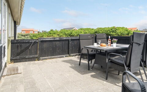Kris - 200M from the Sea: Outdoor Furniture, Shade, Balcony, Outdoor Table, Houseplant, Chair, Flowerpot, Fence, Patio, Walkway