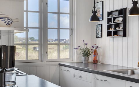 Aleksi - 500M from the Sea: Interior Design, Kitchen, Countertop, Furniture, Flooring, Cabinetry, Lighting, Home, Light Fixture, Kitchen Appliance