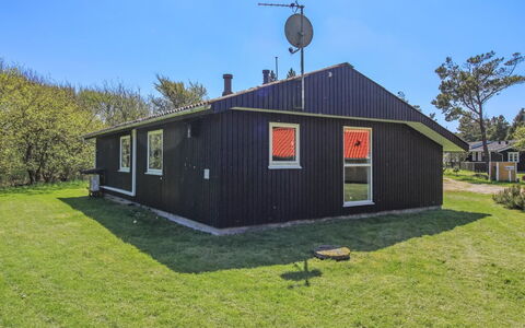 Solborg - 400M from the Sea: Cottage, Garden, Siding, Garden Buildings, Shade, Yard, Backyard, Lawn, Farmhouse, Landscaping