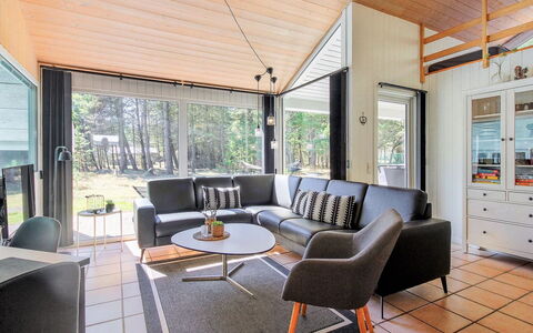 Jensen - 700M to the Fjord: Interior Design, Couch, Ceiling, Living Room, Home, Hardwood, Light Fixture, Wood Flooring, Wood Stain