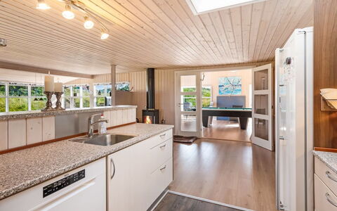Ottar - 400M from the Sea: Interior Design, Flooring, Countertop, Kitchen, Wood, Floor, Wood Flooring, Ceiling, Furniture, Cabinetry