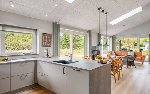 Alena - 1Km from the Sea: Kitchen, Wood, Flooring, Countertop, Ceiling, Interior Design, Floor, Home, Furniture, Kitchen Appliance