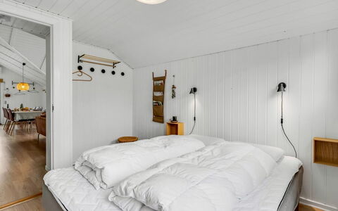 Ilsi - 1.5Km from the Sea: Interior Design, Wood, Ceiling, Bedroom, Bed, Flooring, Furniture, Floor, Light Fixture, Lighting