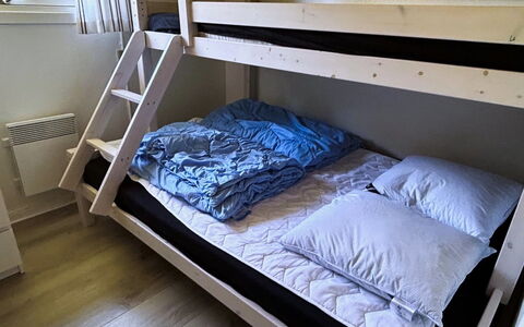 Dane - 500M from the Sea: Bunk Bed, Wood, Bed, Bedroom, Floor, Flooring, Furniture, Bedding, Interior Design, Bed Sheet