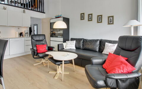 Pavlinka - 200M from the Sea: Furniture, Interior Design, Flooring, Floor, Living Room, Room, Couch, Lighting, Wood Flooring, Apartment