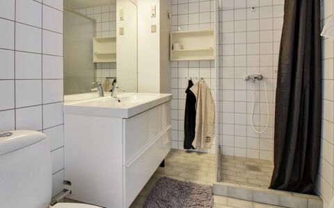 Pavlinka - 200M from the Sea: Flooring, Plumbing Fixture, Bathroom, Wall, Floor, Interior Design, Bathroom Sink, Toilet, Sink, Plumbing