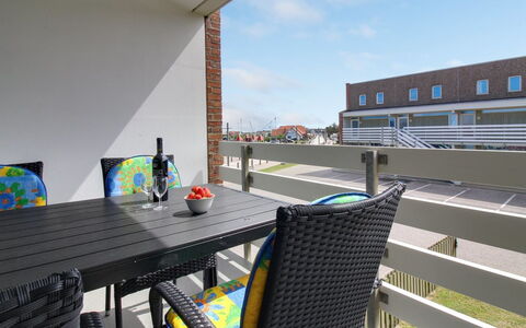Pavlinka - 200M from the Sea: Apartment, Balcony, Urban Design, Composite Material, Condominium, Handrail, Outdoor Furniture, Wood Stain, Chair, Porch
