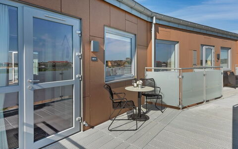 Aiana - 250M from the Sea: Composite Material, Apartment, Glass, Chair, Wood Stain, Balcony, Daylighting, Hardwood, Aluminium