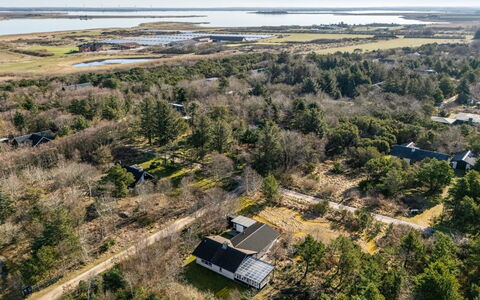 Mirva - 800M to the Fjord: Bird'S-Eye View, Aerial Photography, Landscape, Plain, Land Lot, Chaparral, Plantation, Suburb, Village, Estate