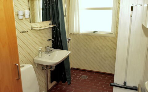 Holte - 700M to the Fjord: Bathroom Sink, Bathroom, Plumbing Fixture, Wall, Flooring, Floor, Sink, Wood, Interior Design, Tap