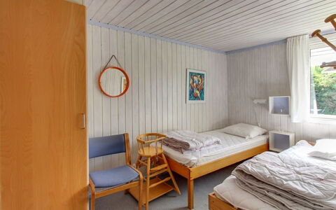Holte - 700M to the Fjord: Furniture, Interior Design, Bedroom, Bed, Wood, Floor, Flooring, Bed Sheet, Ceiling, Room